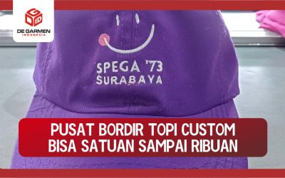0822.4425.1122 Pusat Bordir Topi Murah di Surabaya