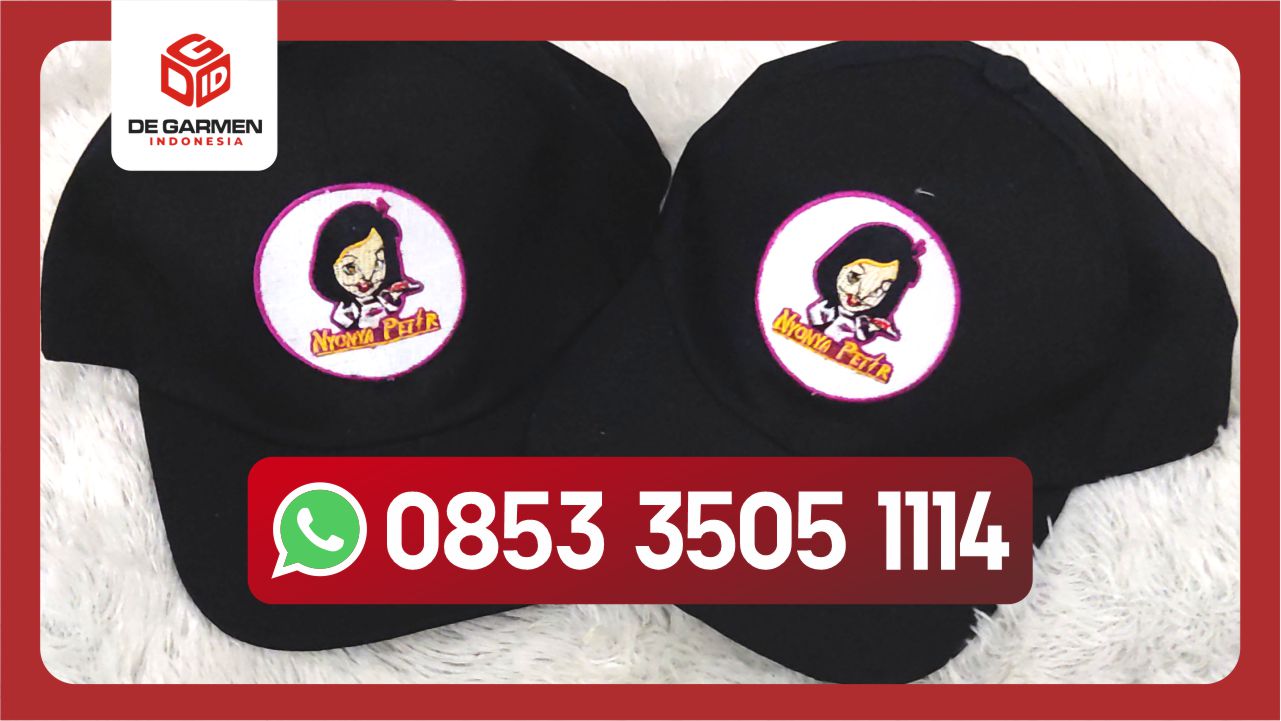pusat bordir topi murah