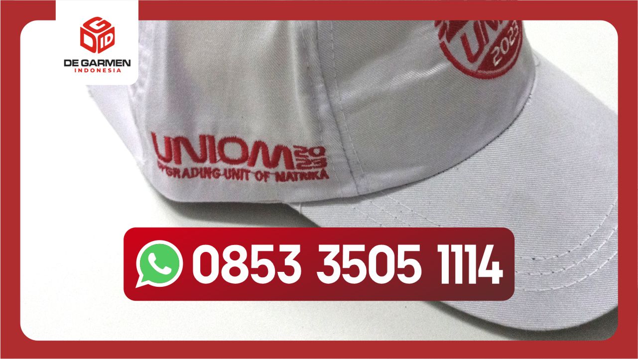 bordir topi custom