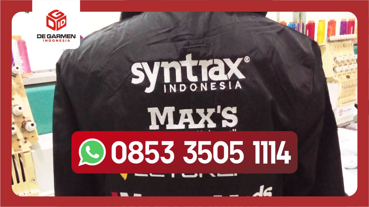 bordir jaket termurah