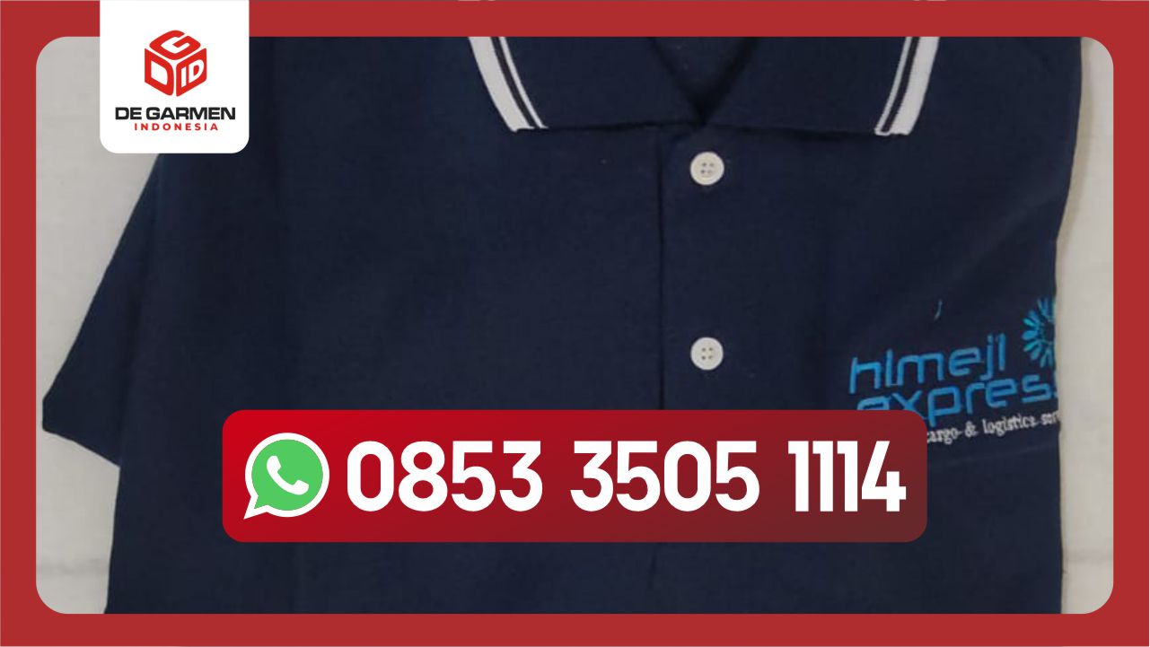 apa itu bordir kaos polo