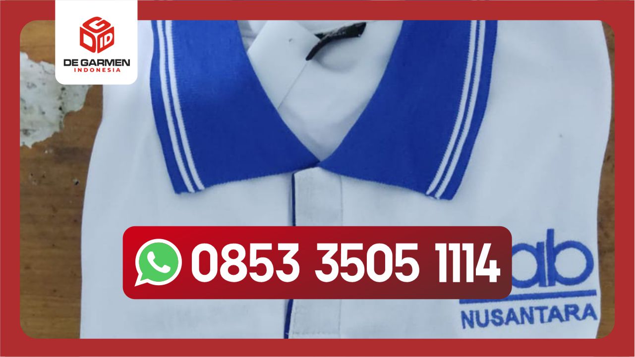 pusat bordir kaos polo 