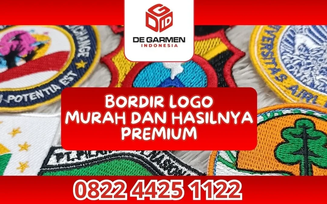 0822.4425.1122 Jasa Bordir Logo di Degarmen Indonesia
