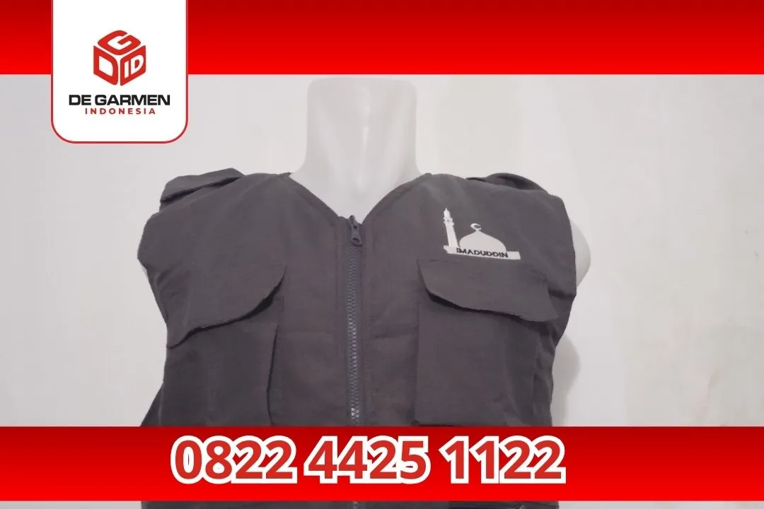 Teknik Bordir untuk Rompi di Degarmen Indonesia