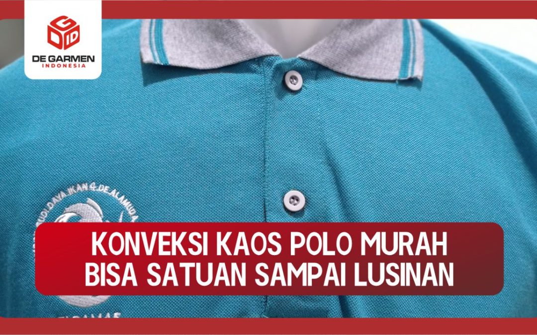 0822.4425.1122 Bordir Kaos Polo, Bisa Satuan Hingga Ribuan
