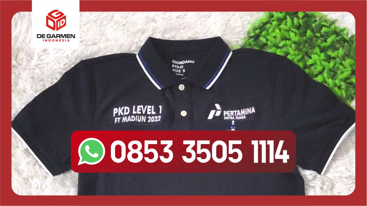 tips memilih jasa bordir kaos polo