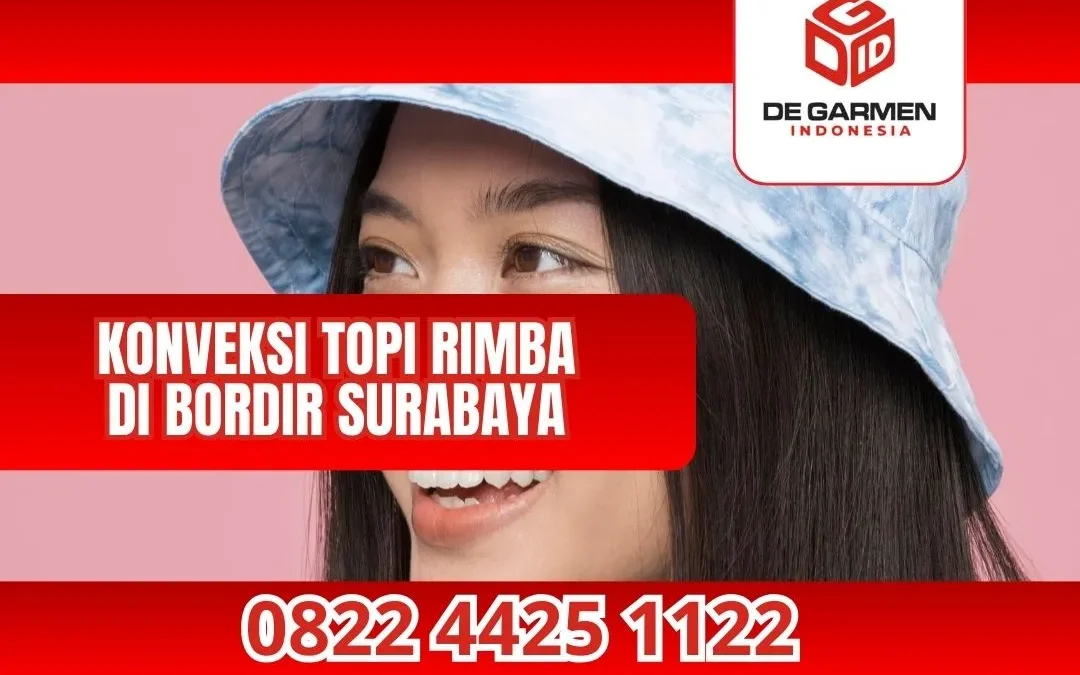 0822.4425.1122 Konveksi Topi Rimba di Degarmen Indonesia