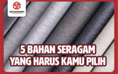 Awas Jangan Salah Pilih! 5 Bahan Seragam yang Harus Kamu Pilih! Nomor 3 Paling Nyaman dan Awet!