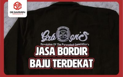 0822.4425.1122 Pusat Jasa Bordir Baju Terdekat Murah