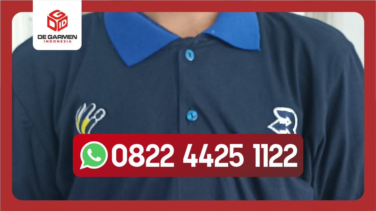 bordir kaos polo termurah