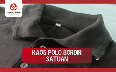 0822.4425.1122 Kaos Polo Bordir Satuan Murah