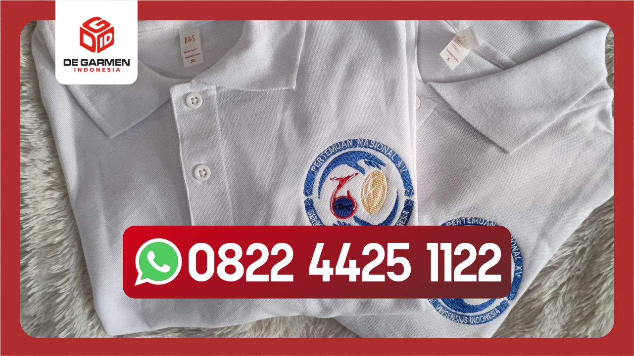 pusat jas bordir kaos polo
