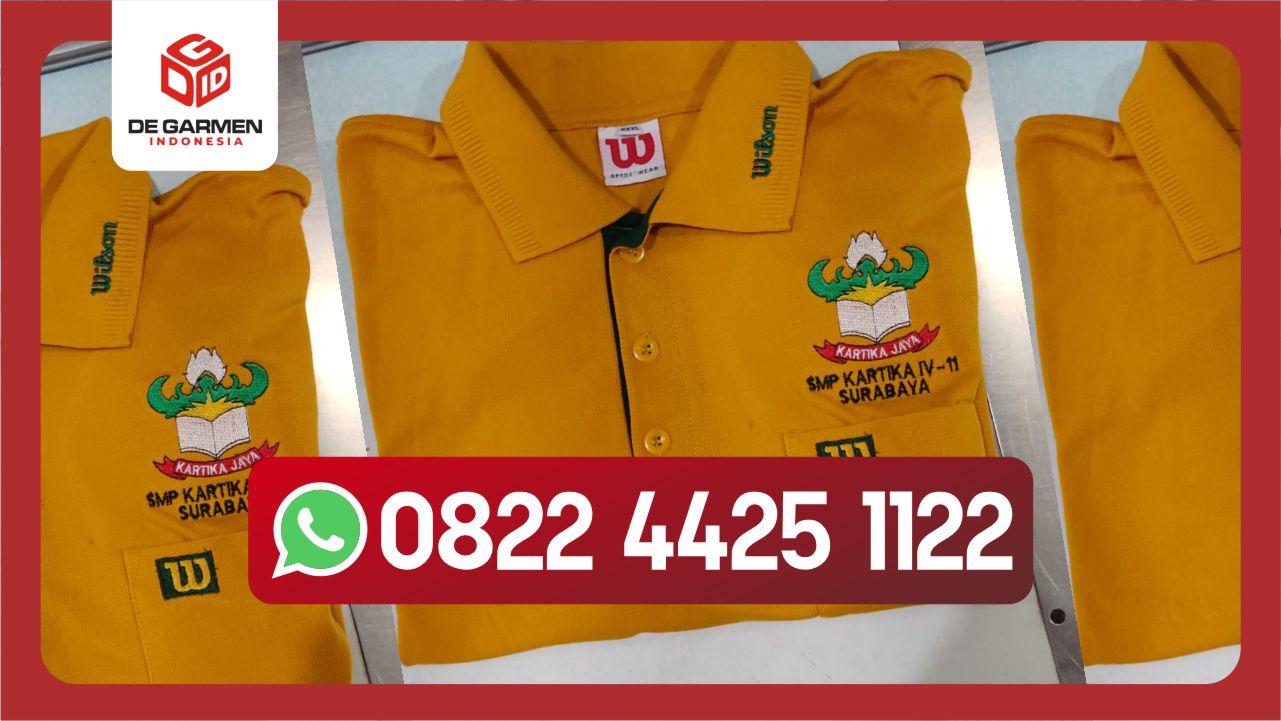 pusat kaos polo bordir