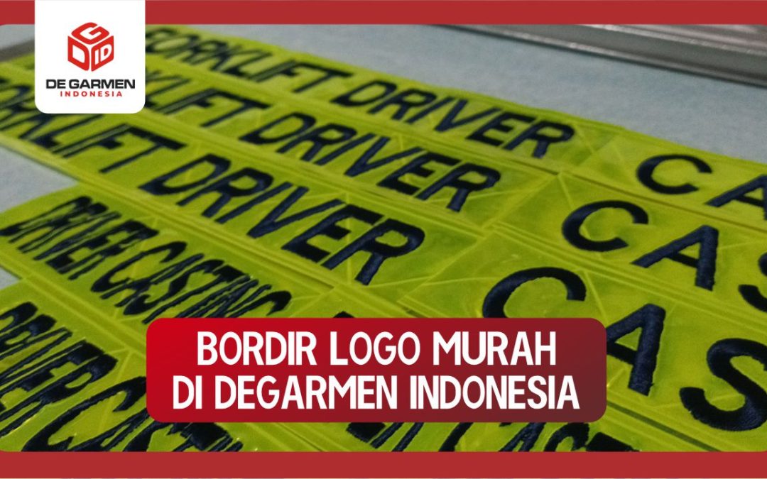 bordir logo murah