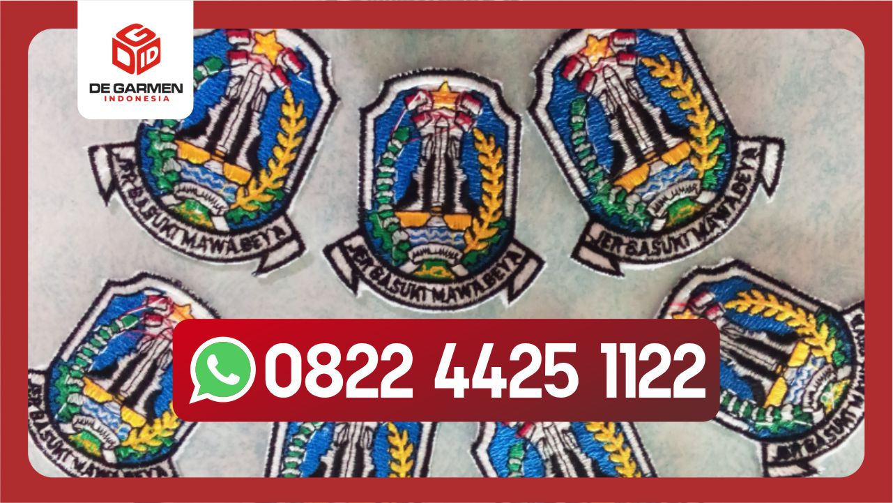 bordir logo murah pemerintah