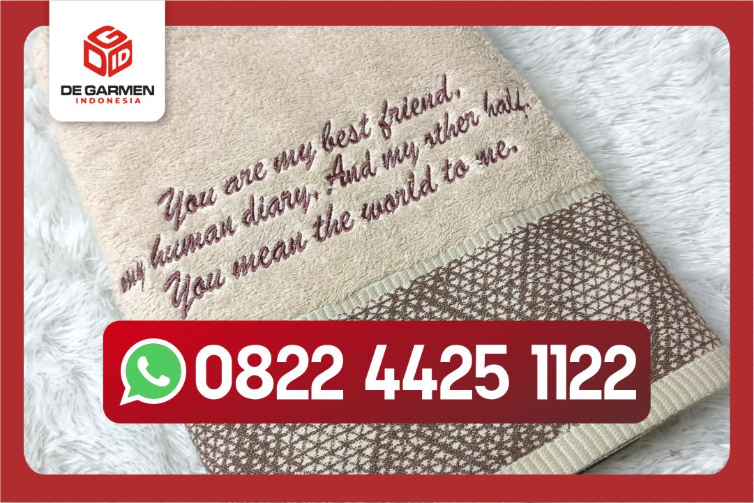 bordir handuk hampers