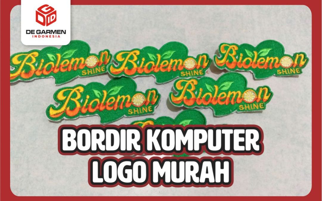 bordir logo komputer murah