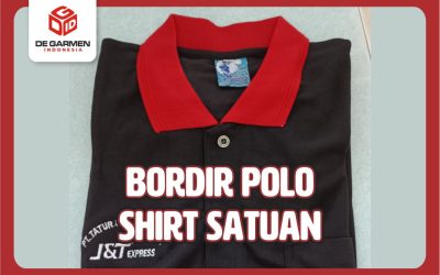 0822.4425.1122 Pusat Jasa Bordir Polo Shirt Satuan