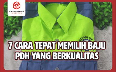 7 Cara Tepat Memilih Baju PDH yang Nyaman dan Profesional