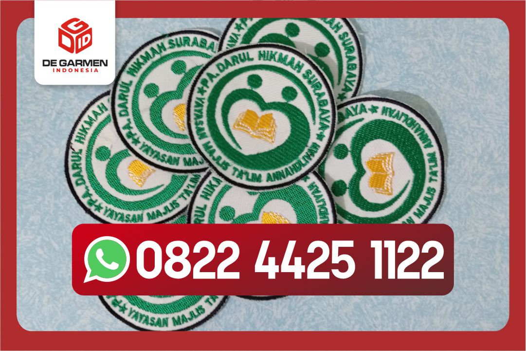 logo bordir keren murah