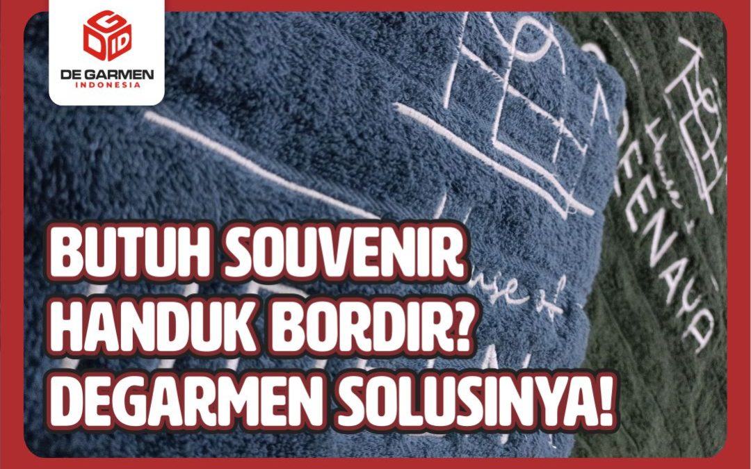 souvenir handuk bordir