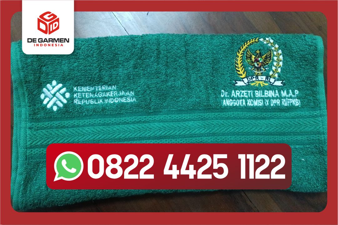 souvenir handuk bordir