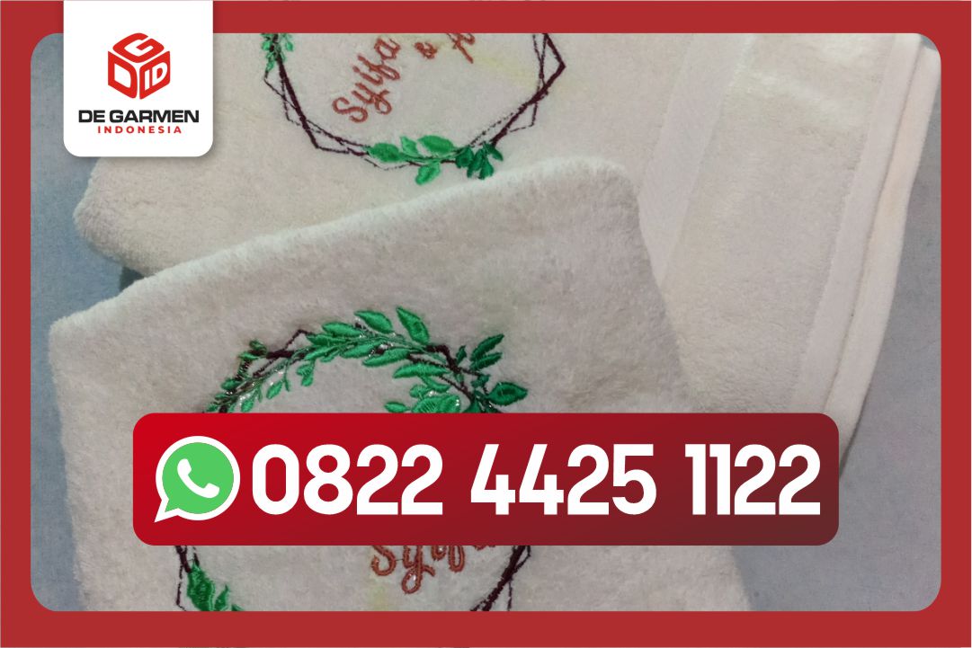 souvenir handuk bordir