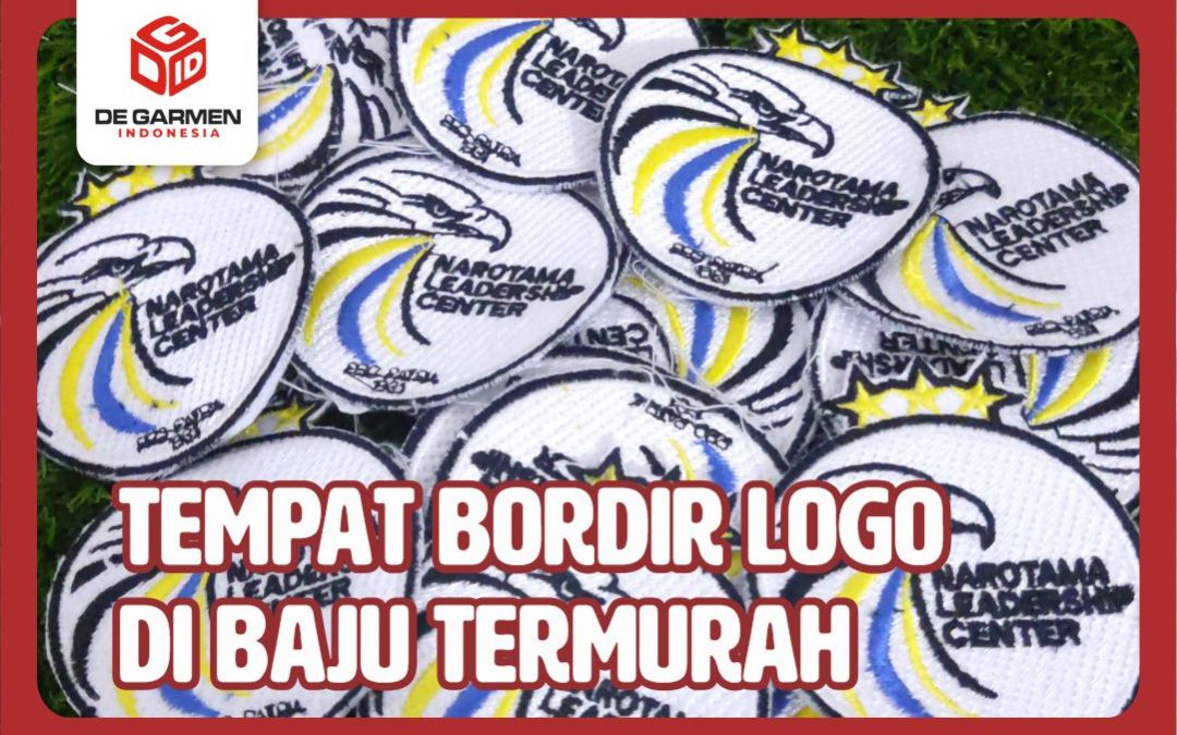 bordir logo baju termurah