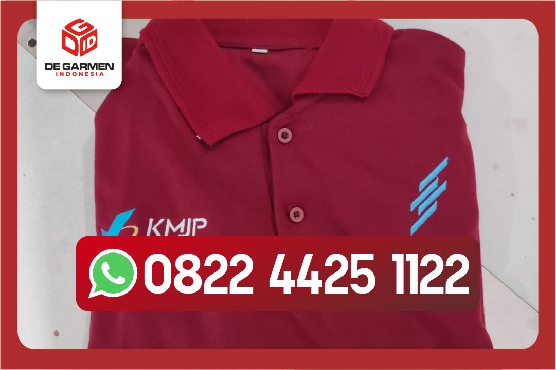 bordir polo shirt
