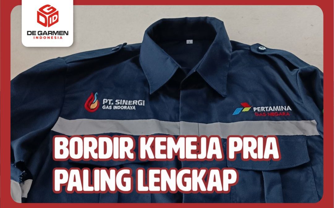 bordir kemeja pria paling lengkap