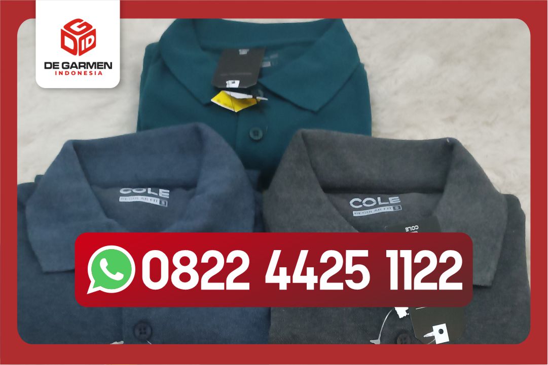 bordir polo shirt