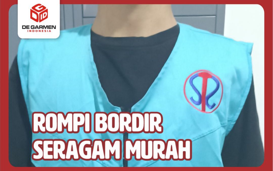 rompi bordir seragam murah