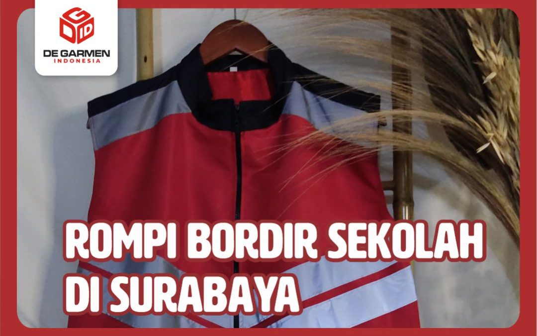 rompi bordir sekolah