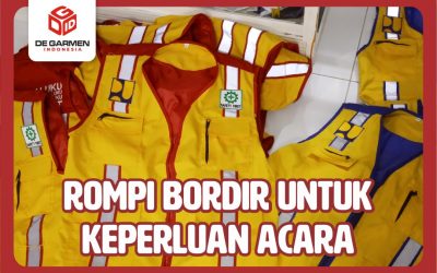 Terima Jasa Rompi Bordir Acara di Surabaya 0822.4425.1122